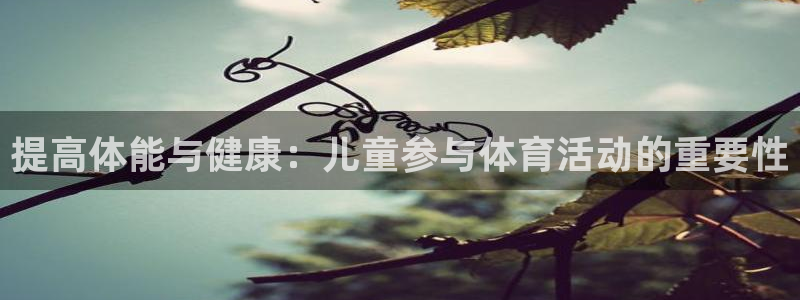 64体育：提高体能与健康：儿童参与体育活动的重要性